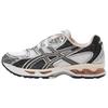 GEL Nimbus 10.1 Abrasion Resistant Low Top Casual Running Shoes Unisex White Black Gray 1203A543-104