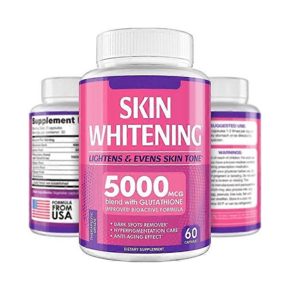 (3pc)1-3pc Glutathione, Skin Whitening, Anti-aging 5000mcg