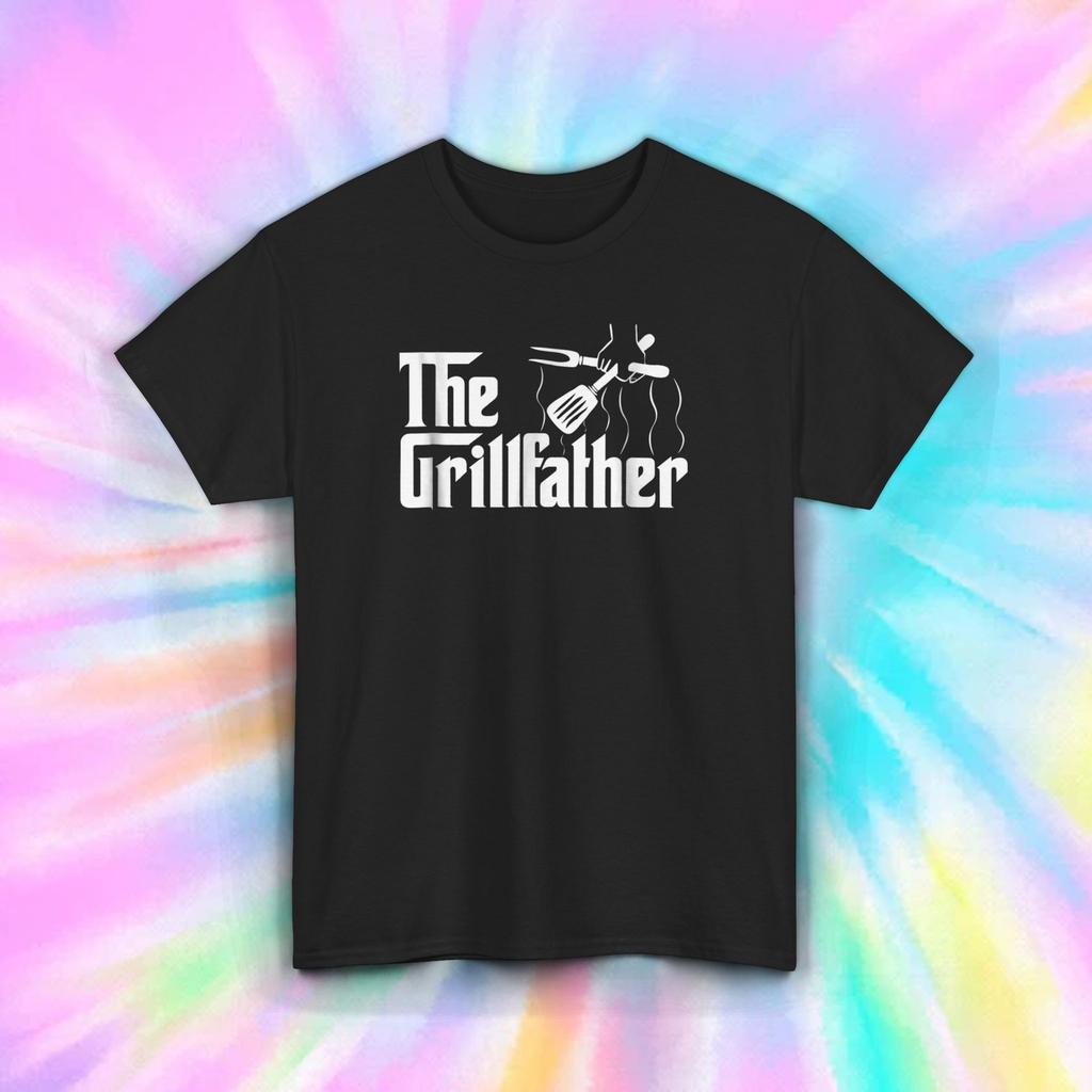 The Grillfather Funny BBQ Grill Master Dad Cooking Gift Shirt S-5XL
