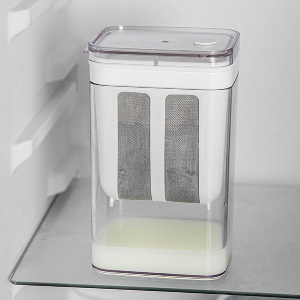 Filtru pentru iaurt Filtru pentru suc de lapte Filtru pentru alimente lavabile pentru bucătărie Recipiente pentru iaurt cu capace Accesorii pentru bucătărie