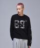 SCALLYWAG Crop Vintage Diamond Long Sleeve [Black]