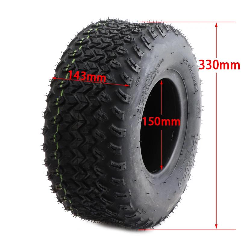 1 piece 15X6.00-6 tubeless wide tire for four-wheel ATV go-kart sightseeing car lawnmower tire accessories