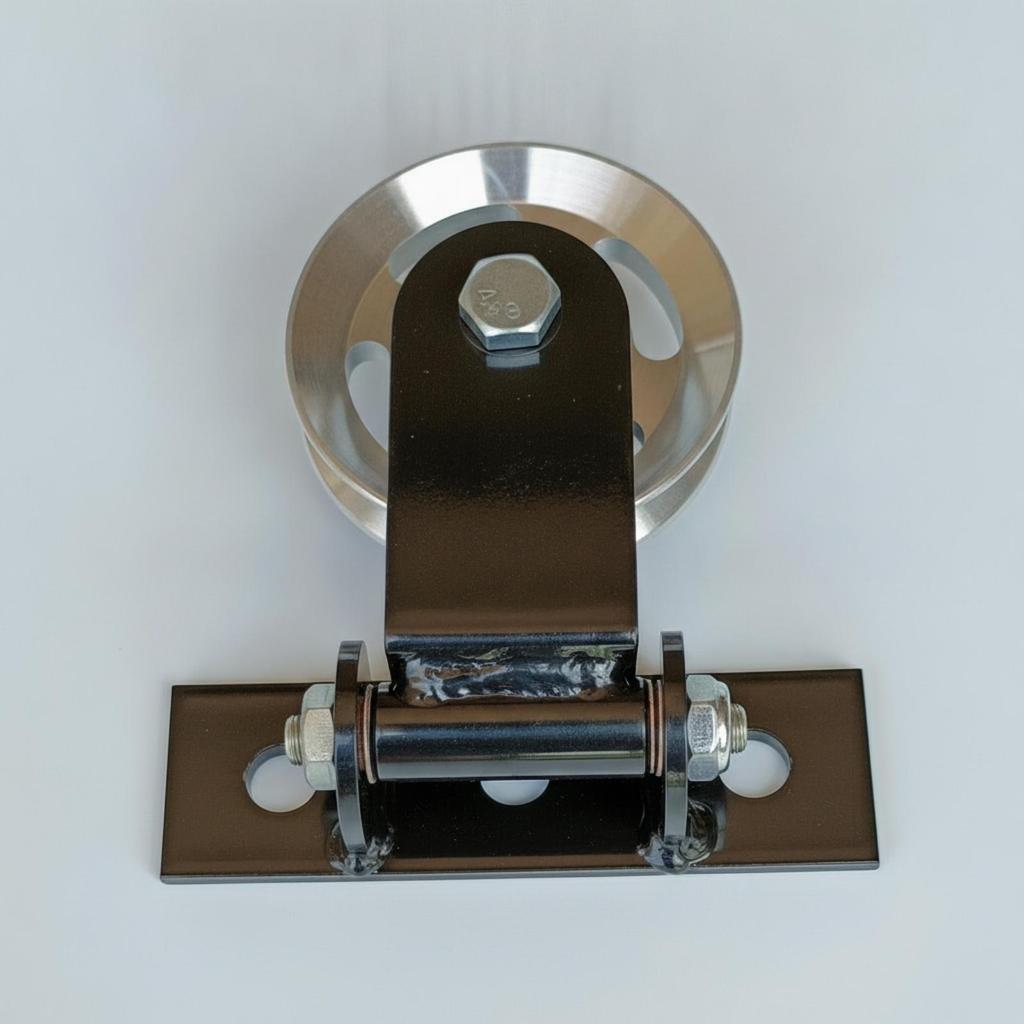 Swiveling Pulley Bracket Robust Gym Hardware Compact