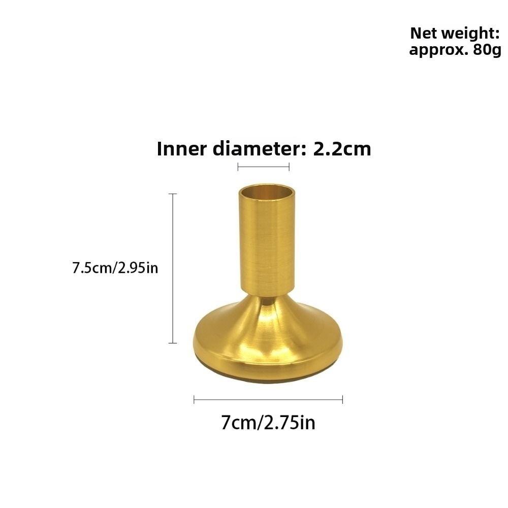 2PCS Vintage Style Candlestick Holders Metal Construction Durable Candle Stick Holders Decorative Short Candle Holders
