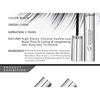 QiBest Makeup Silver Tube Big Eyes Mascara Long, Curly, Waterproof and Non-Smudge