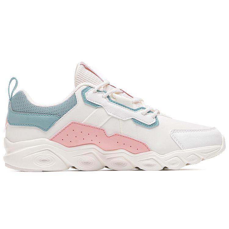 Anta Comfortable Durable Breathable Low Top Running Shoes Women Sneakers Cherry-Blossom-Pink 922115574-3