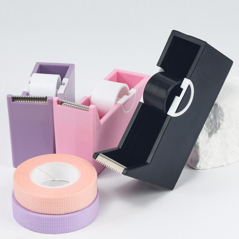 Eyelash Extension Tape Cutter, PE Non-woven Eyelash Extension Tape Storage Box, Divider, Enhancing Eyelash Extension Efficiency