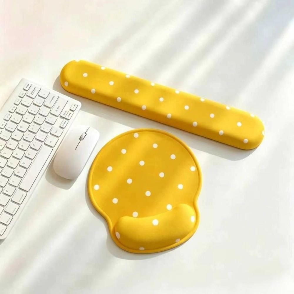 Silicone Keyboard Wrist Rest Non Slip Base Mouse Pad with Wrist Rest  for Workspaces