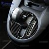 Real Carbon Fiber Decorative Sticker For Mazda 2 2008 2009 2010 2011 2012 2013 2014 Automatic Gear Shift Frame LHD RHD