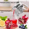 Manual Juicer, Fruit Juice Squeezer, Detachable Heavy Duty Citrus Squeezer Extractor Tool, Premium Quality Metal Aluminum