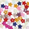 Colorful Star Flower Bow ABS Pearl Beaded DIY Nail Art & Phone Case Accessories