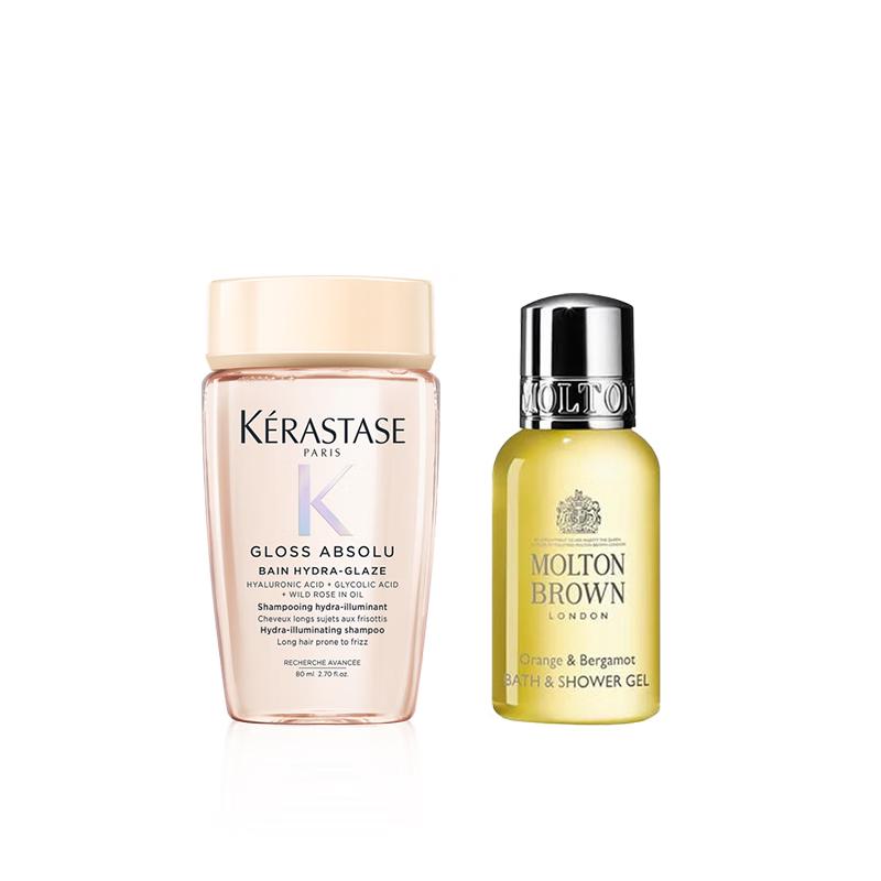 

Kérastase Rose Glow Shampoo & Molton Brown Citrus & Bergamot Shower Gel Set