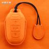 Genuine Leather Auto Smart Key Fob Cover Case Housing Fit For Peugeot 308 408 508 2008 3008 4008 5008 Citroen C4 C4L C6 C3-Xr Picasso Ds3 Ds4 Ds5