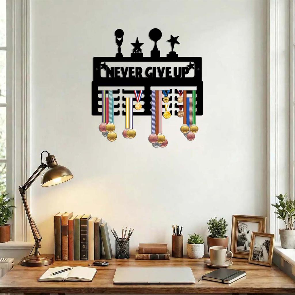 Decorative Wall Mounted Rack for Displaying Awards, Medals and Trophies