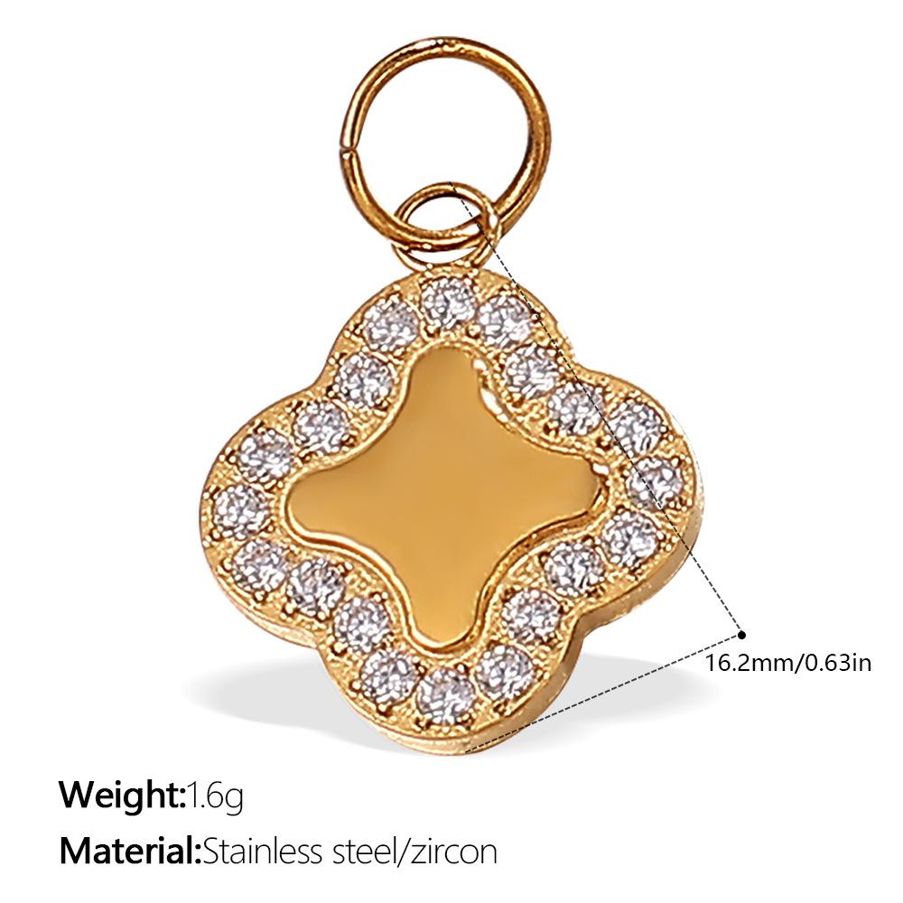 18K Gold-Plated Stainless Steel Beach-Style Pendant Necklace