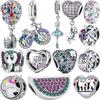925 Silber Hohle Blumen Fahrrad Tänzerin Mode Charme Perlen Fit Charms Armband Armreif Frauen Schmuck