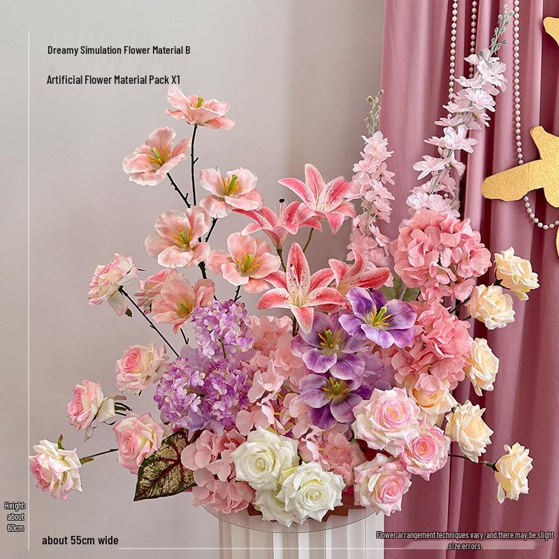 Mori-Style Artificial Floral Arrangement for Weddings & Dining Tables