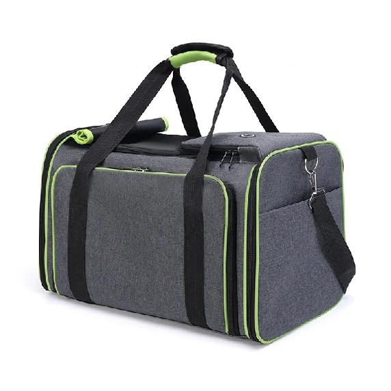 Cat/Dogs Bag Foldable Large Capacity Cat Outdoor Car Expansion Portable Pet Handbag Breathable Diagonal Cross Bag Hiking Camping