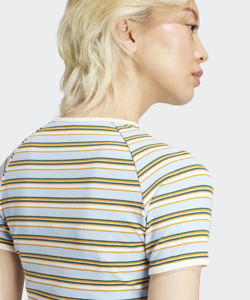 ADIDAS Rip Stripe Tee - Sky Blue / Jc6167