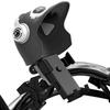 Waterproof Helmet Style Motorcycle Mobile Phone Holder with Sunshade for Electric Bicycle Small Rider Navigation Mount