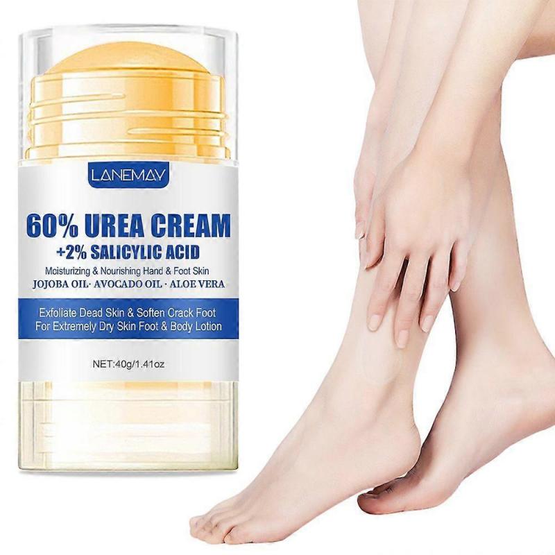 60% Urea+2% Salicylic Foot Cream,moisturizer For Dry Cracked Feet Knees Elbows Hands,softens Skin Exfoliates Dead Skin