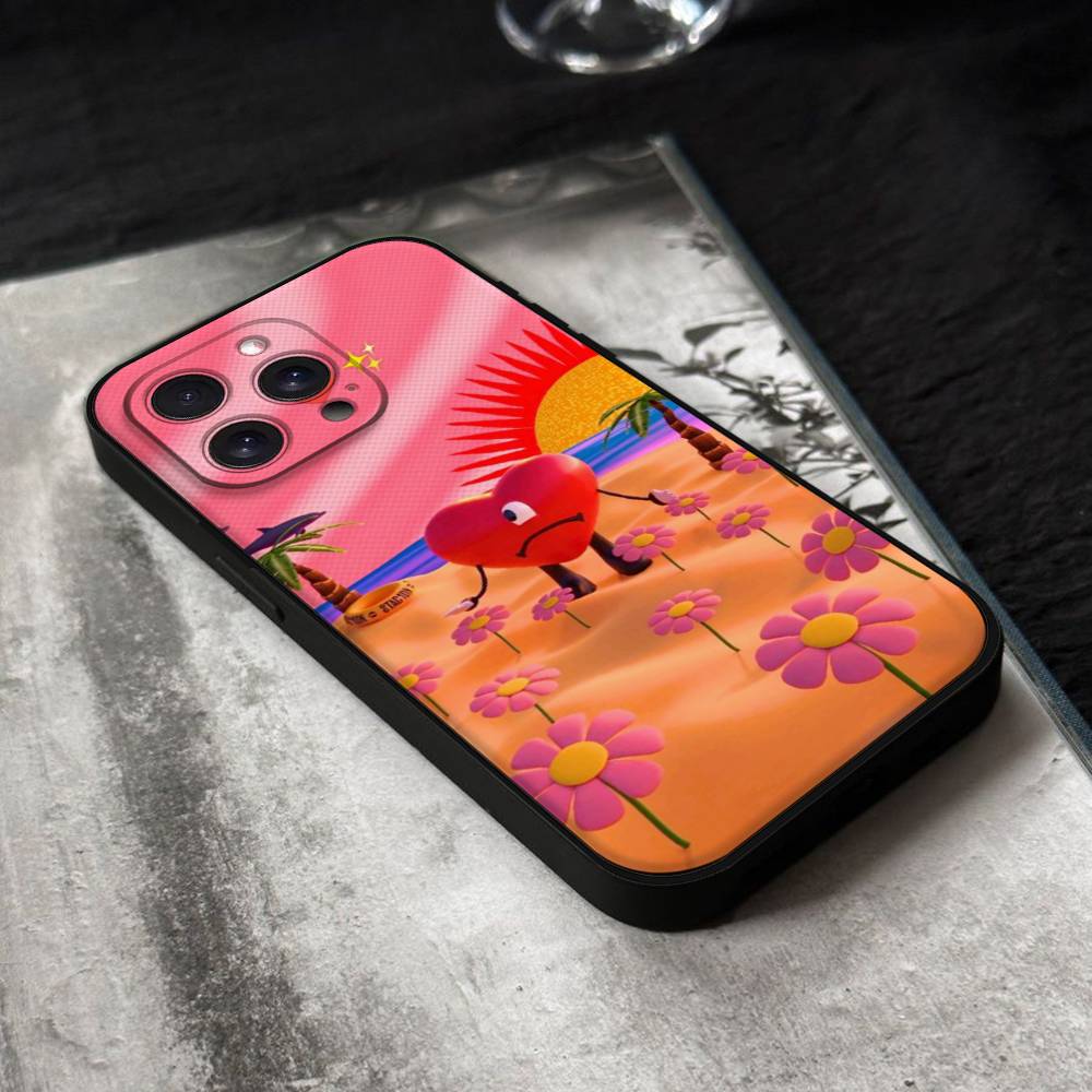 Perreo-Sola-Bad Bunny Maluma Phone Case For IPhone 17 16,15,14,13,12,11 Plus,Pro,Max,XR,XS,X,7,8 Plus,Mini Black Silicone Soft