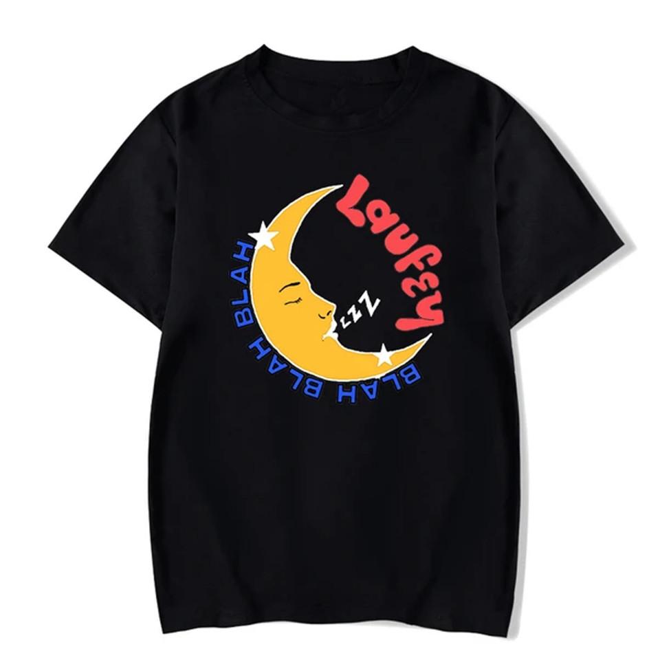 Laufey Singer Merch Laufey Blah Blah Blah T-shirt black Unisex JJ3728 Unisex T-Shirt XXXXL