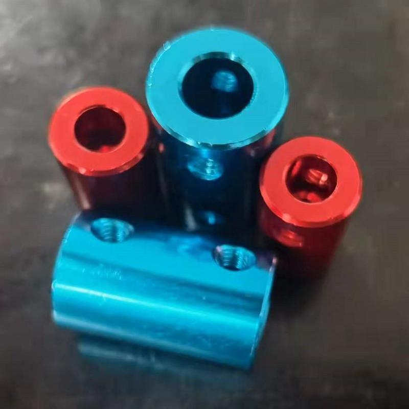 2pc Aluminum Coupling Bore 2MM 3MM 4mm 5mm 6mm 8mm 10mm 3D Printers Parts Blue Shaft Coupler Screw For Stepper Motor Accessories 2x2 2PCS
