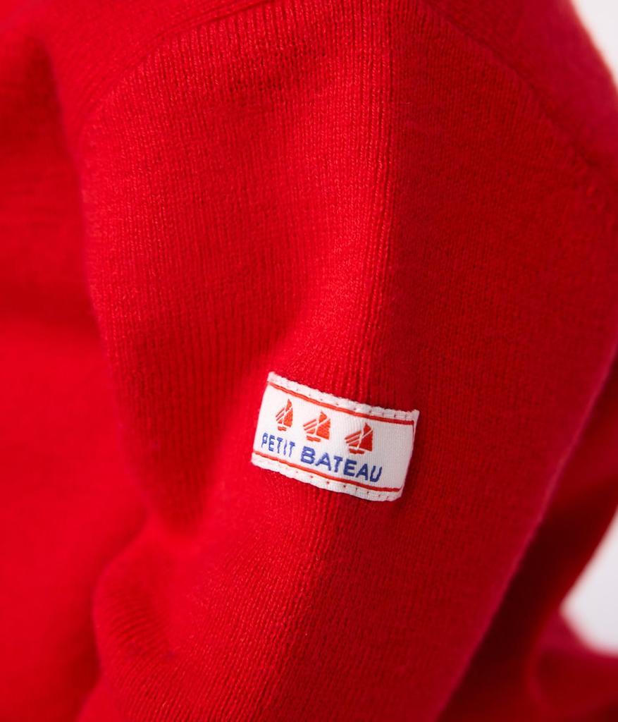 Petit Bateau Knit Pullover A0EB7 36 95cm Red, Months,