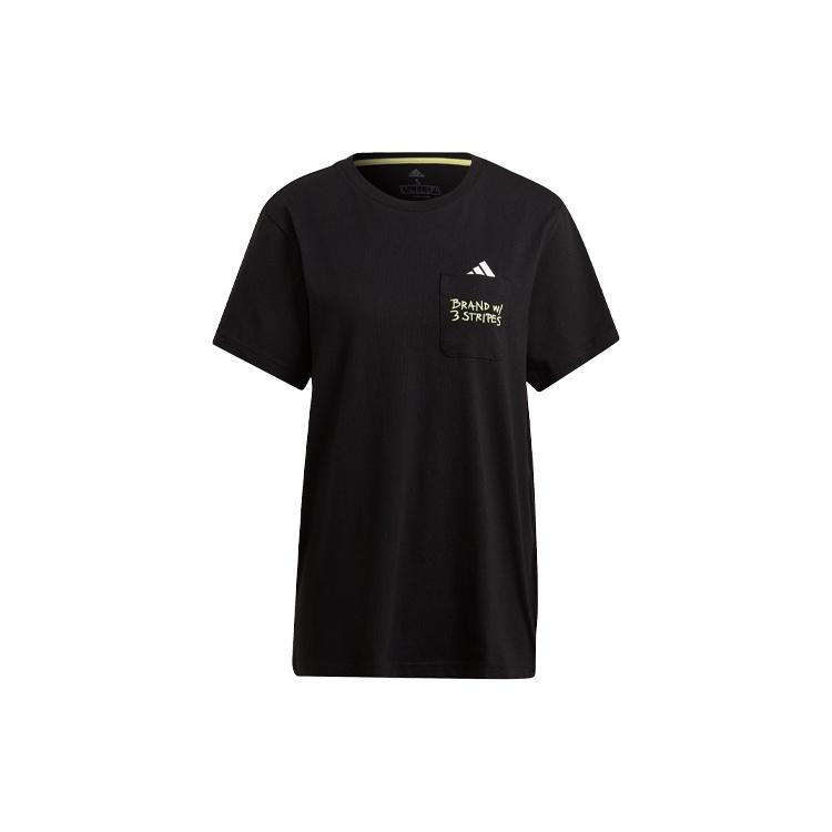 (WMNS) adidas Logo Pocket T-Shirts  Black  Women s GJ6533 XL