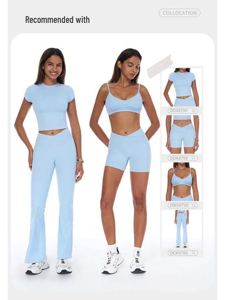 Recycelte High-Waist Yoga- und Laufshorts für Damen 8799