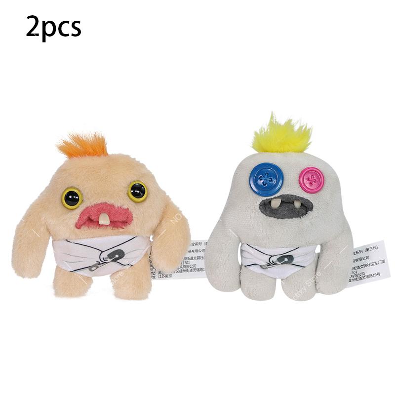 Original Fuggler Plush Mr Needles Screech Oogah Boogah Funny Ugly Monster Baby Fugguler Series Babies Fugg in Diaper Soft Toy