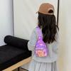 Cartoon Capybara Backpack Crossbody Bag Cute Printed Chest Bag  Storage Bag For Kids Portable Gift For Girls Boys
