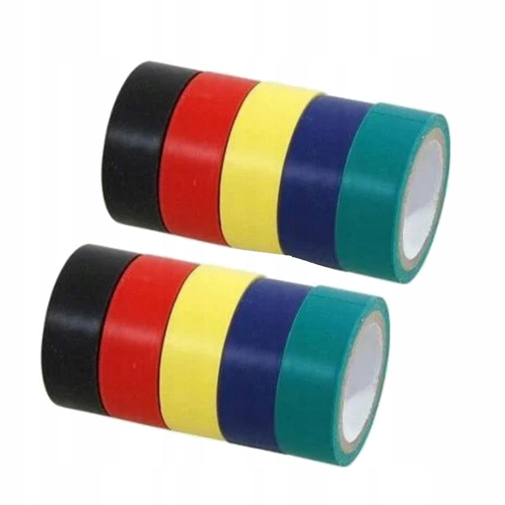 Taśma Izolacyjna Kabli Pcv Izolacja 19Mm X 8M 10Szt