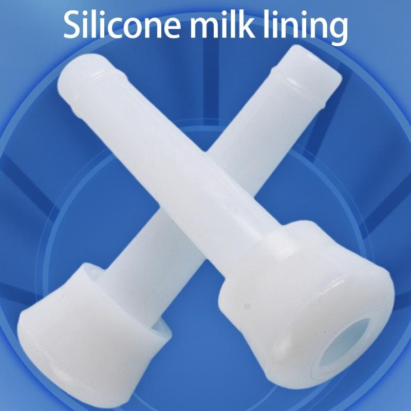Soft Silicone Milking Liners for Cow Milking Machine Easy Installation and Gentle On Suction for Dairy Farm Use 2Pcs