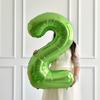Fruit Green Number Balloon Foil Balloon Party Dress Up Wedding Decoration Birthday Balloon Party Balloons