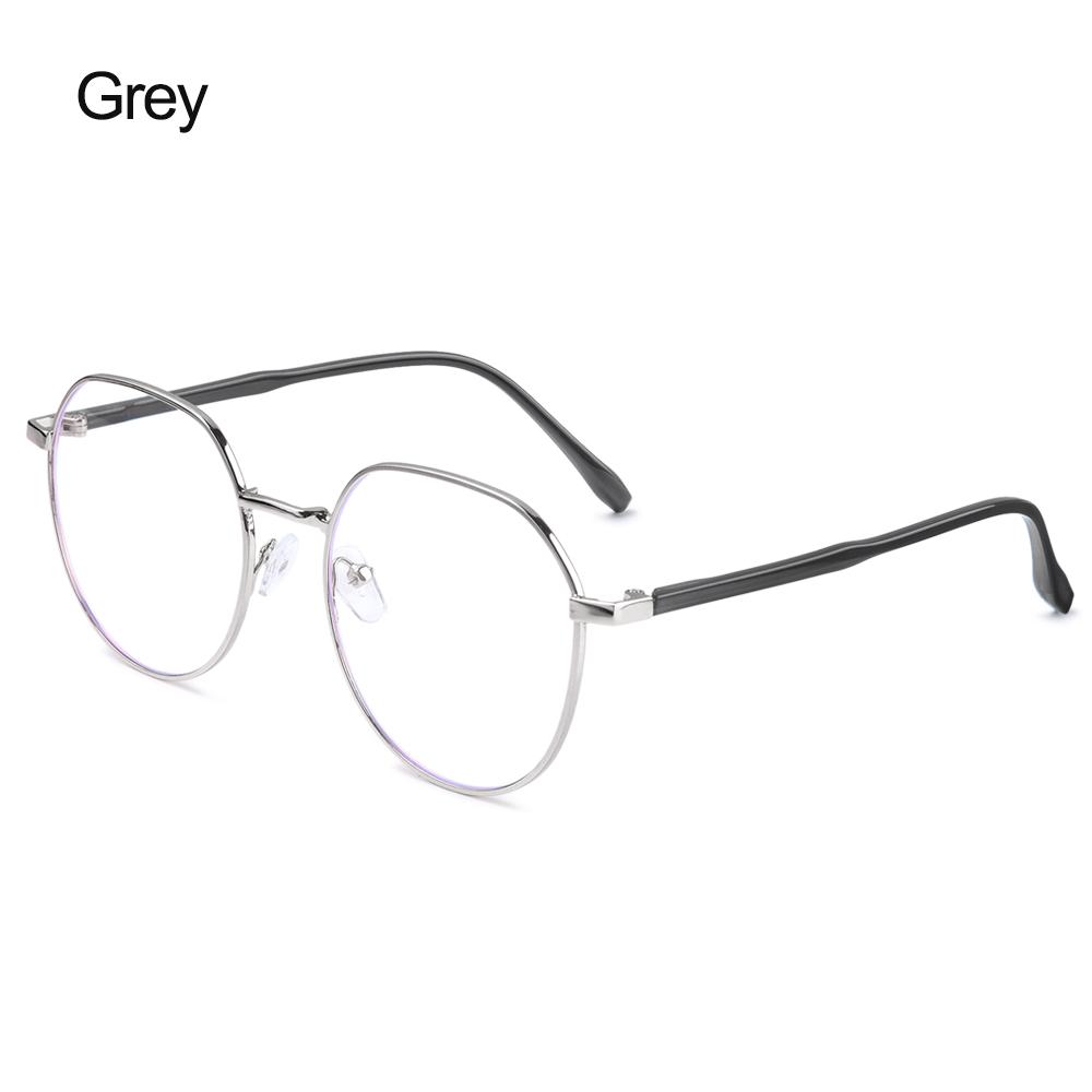 Fashion Anti Blue Light Glasses Retro Metal Round Frame Glasses Men Women Radiation Protection Anti-Reflective Computer Goggles