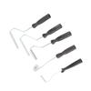 5PCS Fiberglass Laminating Rollers Aluminum Head Bubble Paddle Tool Kit for Mold Resin Composite Projects Bathtub Boat