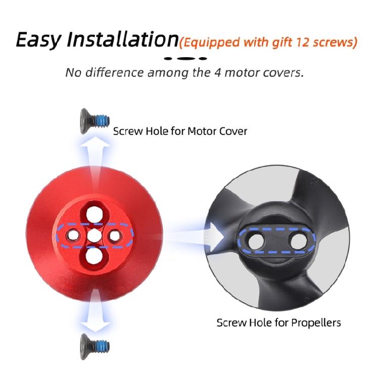 4Pcs Anticollision Propellers Protections Case for Avata 2 Motor Cover