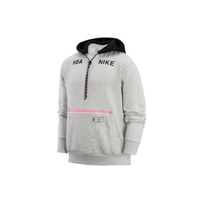 Nike Pullover-Hoodie mit Buchstabenlogo-Print und langen Ärmeln für Herren, Oberteile, Photon-Grau DR9084-025