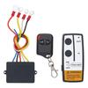 Handset Switch Controller Receiver Kit Wireless Winch Remote Control Kit 315MHZ 50Ft Winch Control System ATV Accessory