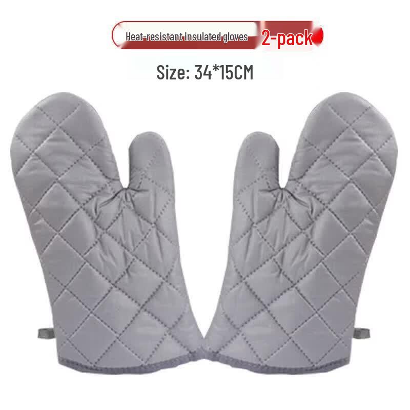 Qiwei Heat Resistant Leather Oven Mitt