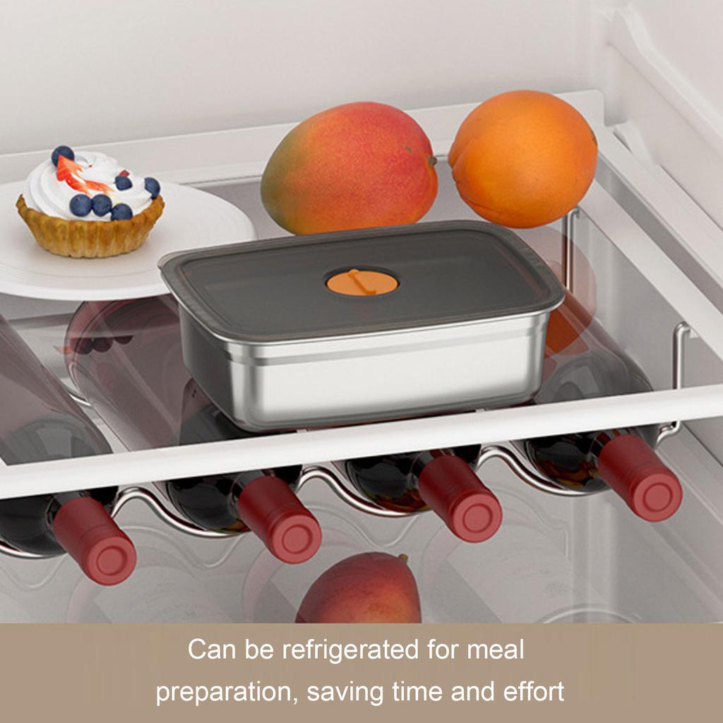 Podgrzewany lunchbox ze stali nierdzewnej 304, zasilany bateryjnie, bezprzewodowy elektryczny lunchbox, przenośny podgrzewacz do jedzenia do samochodu, pracy, na piknik, do użytku na zewnątrz