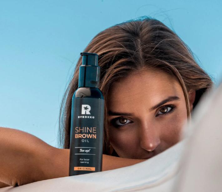 Byrokko Shine Brown Oil Tanning Oil X2pcs