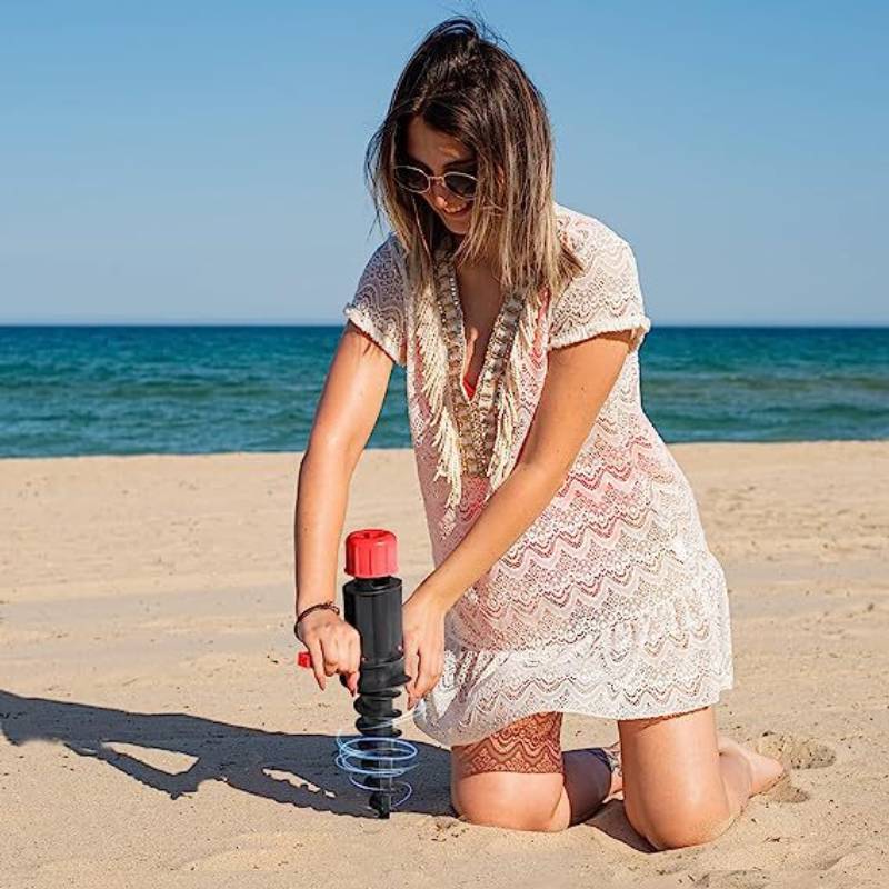 Beach Umbrella Windproof Plastic Anchor For Sunshade And Outdoor Use