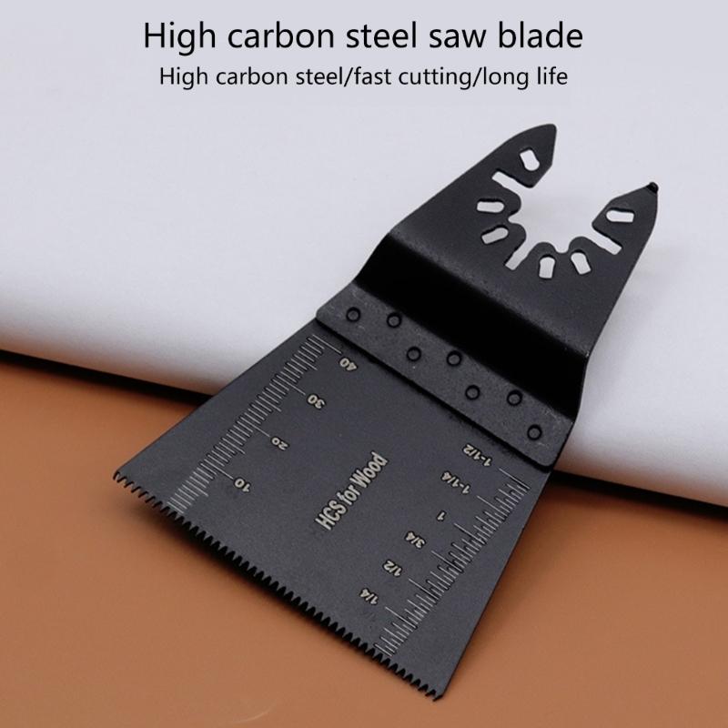 65mm Wide Wood Cutter Saw Cutter Wood Oscillating Multitool Quick Releases Saw Cutter for Oscillating Tool Precise Scale