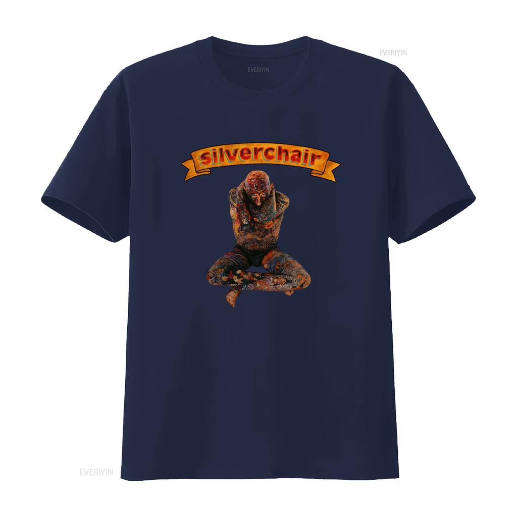 Silverchair T Shirt vintage Washed Breathable fashion designer clothes homme Comfortable Versatile Stylish Slightly Soft Unisex