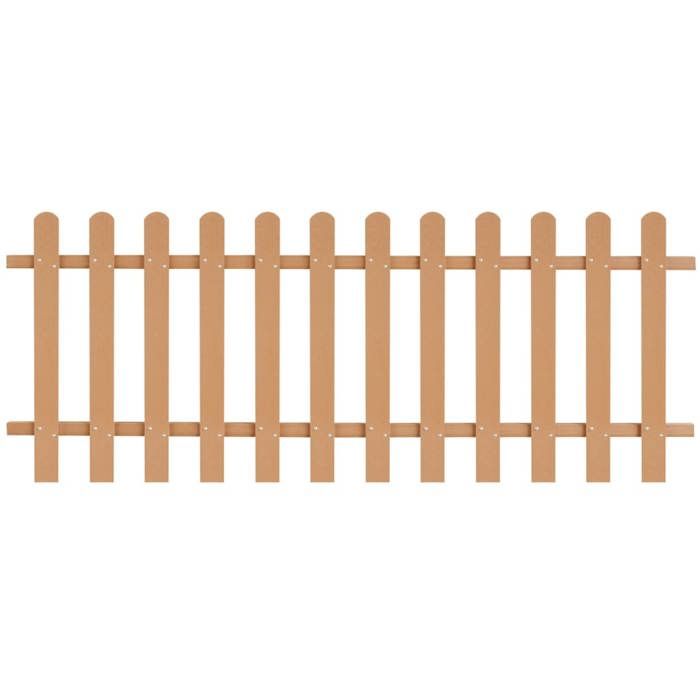 VidaXL Clôture à piquets WPC 200x80 cm 42823