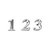 Plated House Door Plaque Address Number Digit Figure Plate Sign Office Address Hotel Home Decor