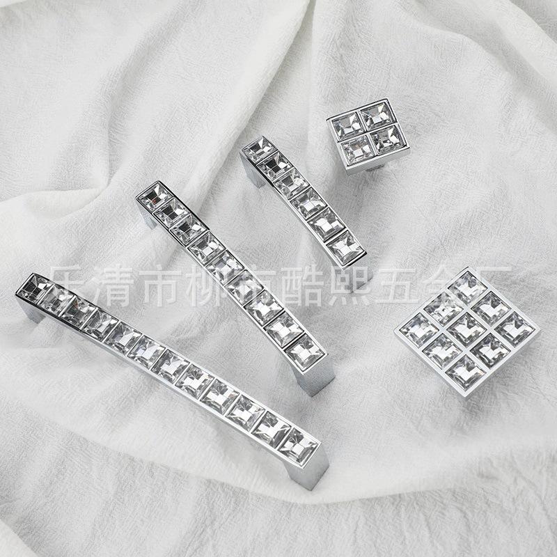 High-Quality Crystal Series Diamond Pull Handle – Modern Fashion for Cabinets and Drawers